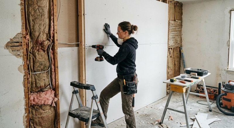 Bathroom Drywall Replacement in Conroe, TX