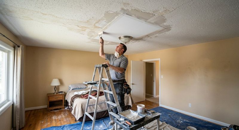 Bedroom Ceiling Repair in Kansas City, KS