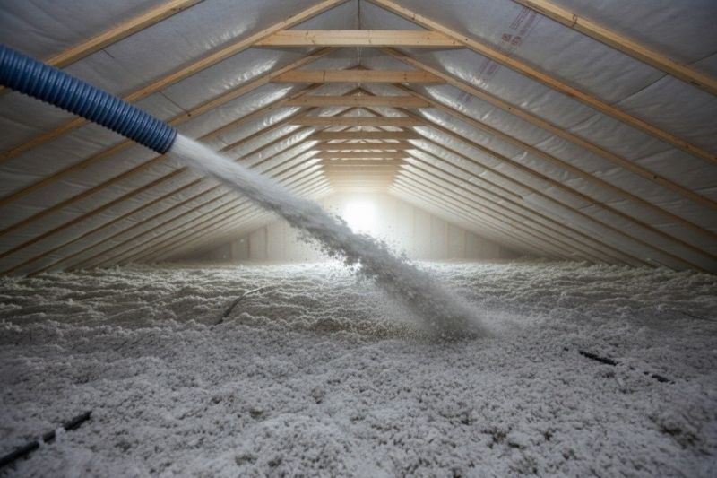 Blown Insulation Installation in Killeen, TX