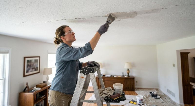 Ceiling Drywall Repair in Alpharetta, GA