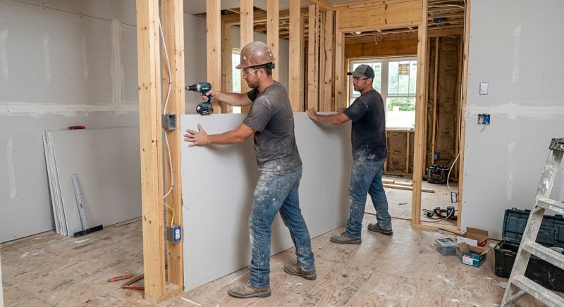 Bedroom Drywall Installation in Denver, CO